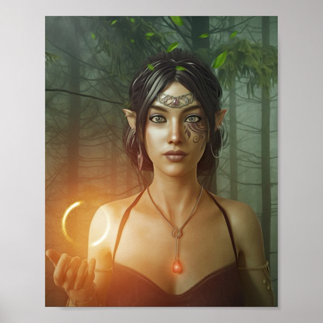 PRETTY ELF GIRL FANTASY POSTER (Front)