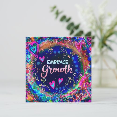 Pretty Embrace Growth Encouragement Inspirivity