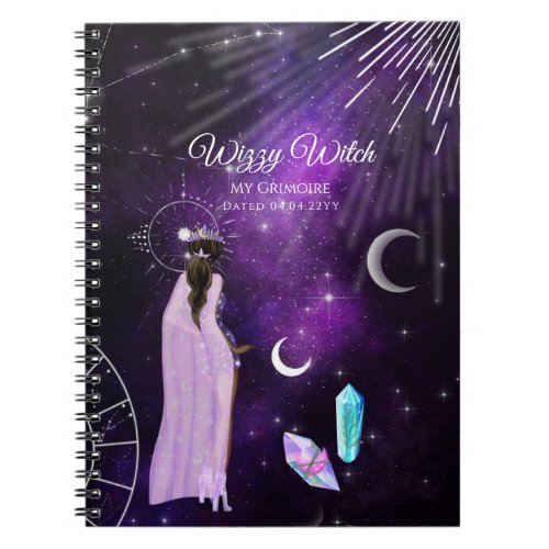 Pretty Esoteric Witches Grimoire Witchcraft Notebook