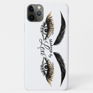 Pretty Eyes Beauty Salon Makeup Eyelashes Lashes iPhone 11 Pro Max Case