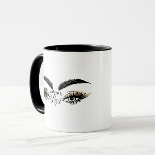 Pretty Eyes Beauty Salon Makeup Eyelashes Lashes Mug