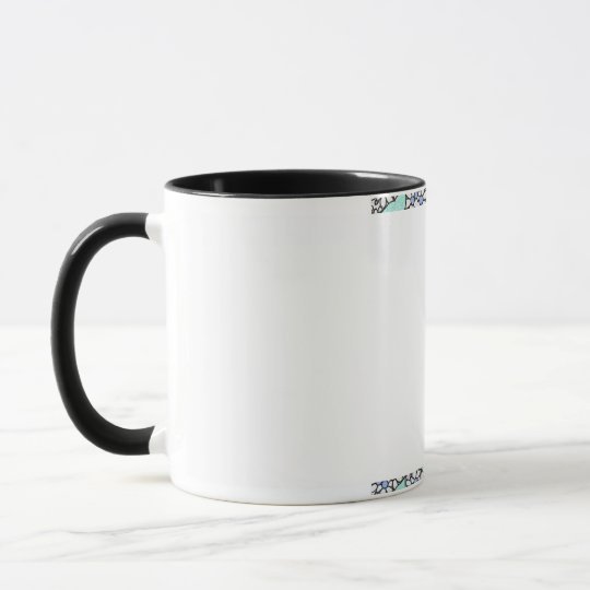 Pretty Fabric Pattern Collection - Aqua 03 Mug
