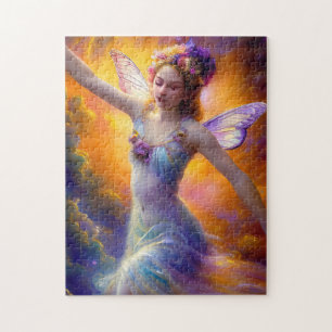 Pretty Fairy Dancing in the Wind Jigsaw Puzzle