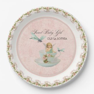 Pretty Fairy Tea Cup Party Baby Shower Party Decor