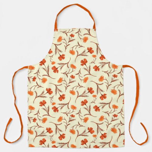 Pretty Fall Liberty Flowers Cute and Girly Floral Apron