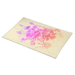 Pretty Fantasy Floral Placemat
