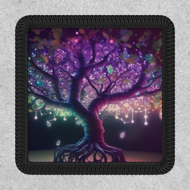 Pretty Fantasy Glow Tree Patch (Front)