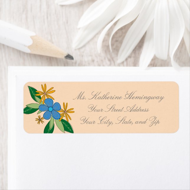 Pretty Feminine Floral Return Labels  (Insitu)