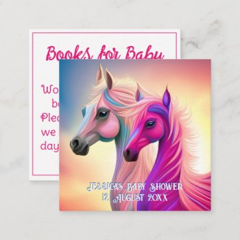 Pretty Filly Or Colt   Enclosure Card by DakotaInspired at Zazzle