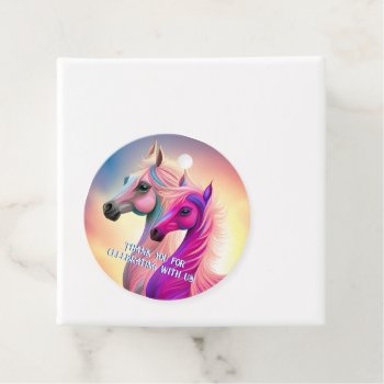 Pretty Filly Or Colt  Gender Reveal Favor Tags by DakotaInspired at Zazzle