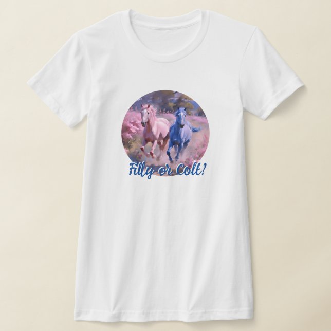 Pretty Filly Or Colt   T-Shirt (Laydown)