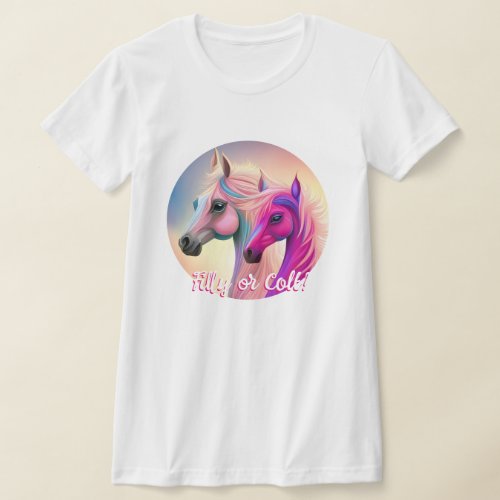 Pretty Filly Or Colt   T_Shirt