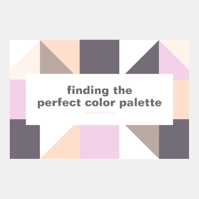 Pretty Finding the Perfect Color LinkedIn Post (Front)