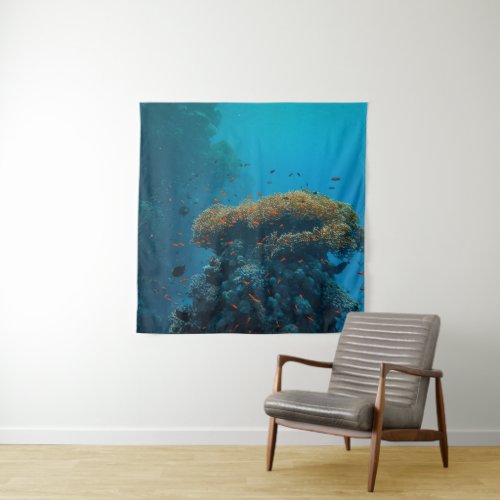 Pretty Fishes And Reefs Tapestry