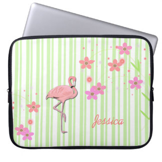 Pretty Flamingo Laptop Cover