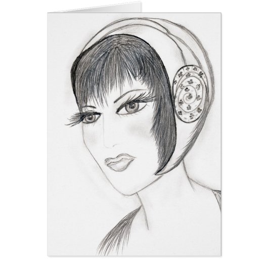 Pretty Flapper Cards (Front)