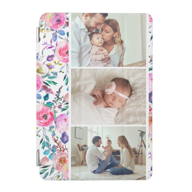 Pretty Floral 3 Photo iPad Mini Cover (Front)