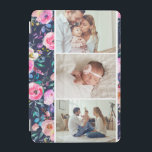 Pretty Floral 3 Photo iPad Mini Cover<br><div class="desc">A special personalized gift for mom, grandma or anyone who loves bright colors and feminine spring florals! This design features a watercolor botanical background with 3 of your custom photos. Use the design tools to add your name or other text in any font and colors you like. Upload more photos,...</div>