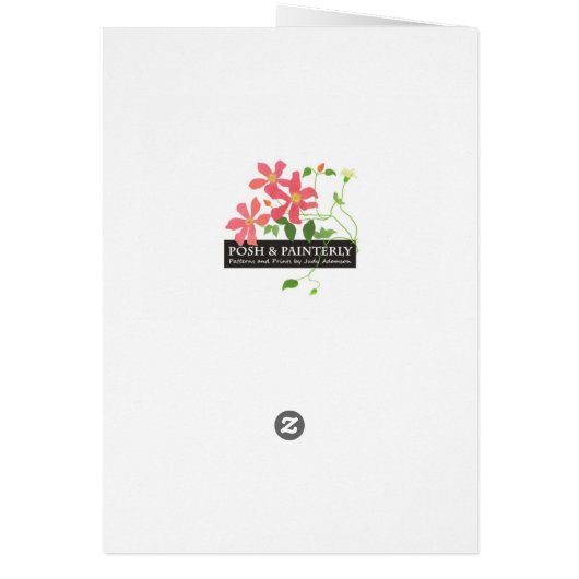 Pretty Floral 70th Birthday, for Partner (Back)