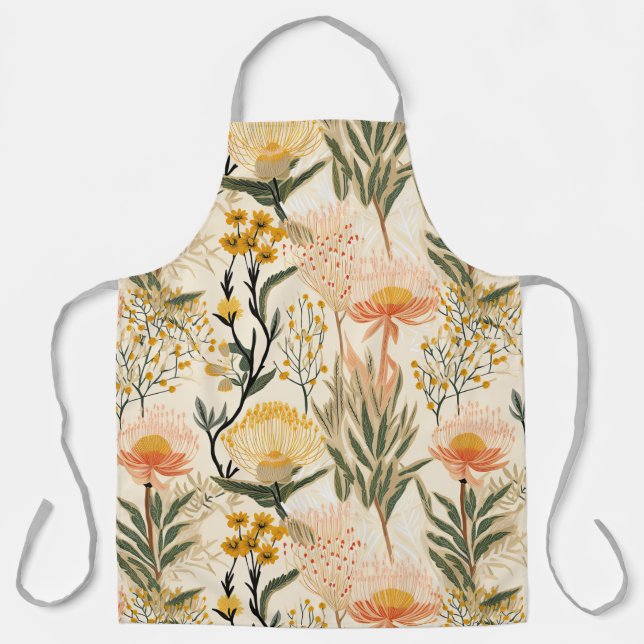 Pretty Floral Apron (Front)