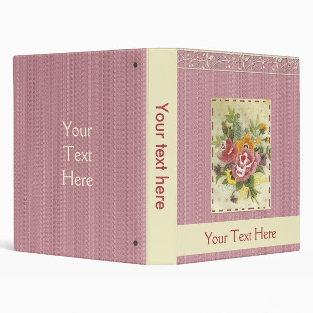 pretty floral binder (Background)