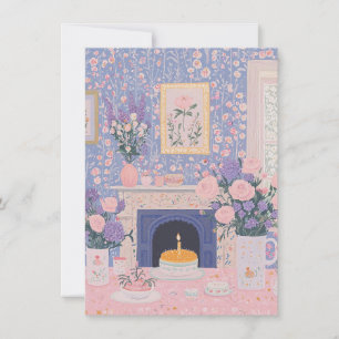 Pretty Floral Birthday Card