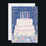 Pretty Floral Birthday Card<br><div class="desc">Show that special someone how much you care with a beautiful personalized card for their birthday.</div>