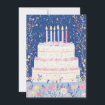 Pretty Floral Birthday Card<br><div class="desc">Show that special someone how much you care with a beautiful personalized card for their birthday.</div>