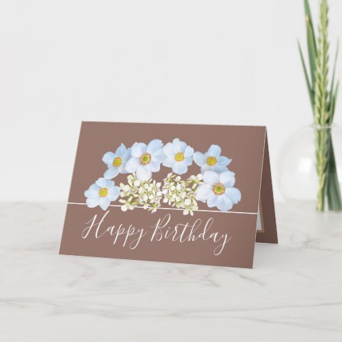 Pretty Floral Bouquet White Orchid Flower Birthday