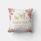Pretty Floral Butterfly Birth Stats Girl Nursery