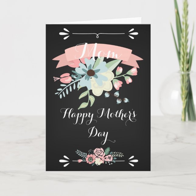 Pretty Floral Card (Front)