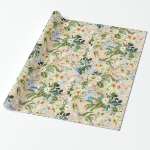 Pretty Floral Chic Gift Wrap