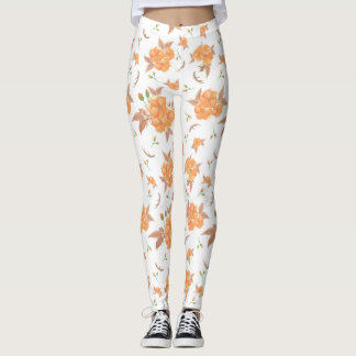 Pretty Floral Colorful YOGA Leggings