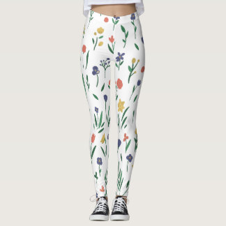 Pretty Floral Colorful YOGA Leggings