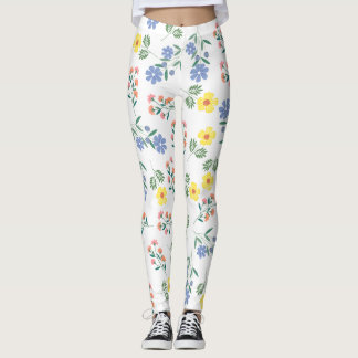 Pretty Floral Colorful YOGA Leggings