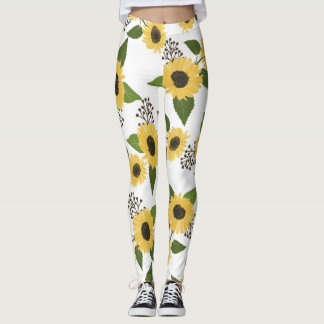 Pretty Floral Colorful YOGA Leggings