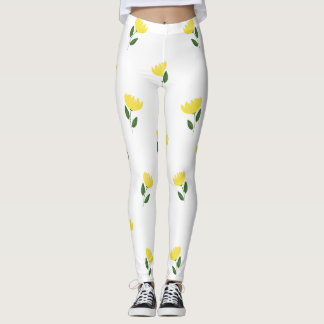 Pretty Floral Colorful YOGA Leggings
