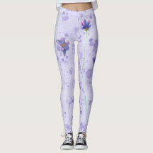Pretty Floral Colorful YOGA Leggings