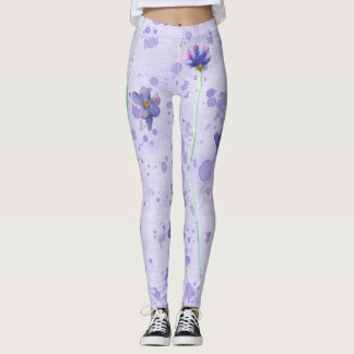 Pretty Floral Colorful YOGA Leggings