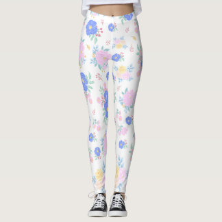 Pretty Floral Colorful YOGA Leggings