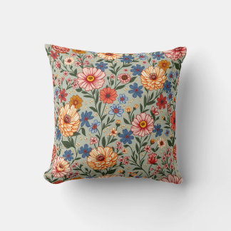 Pretty floral cushion