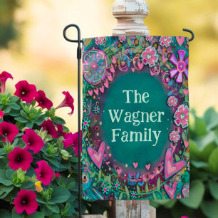 Pretty Floral Custom Inspirivity Garden Flag