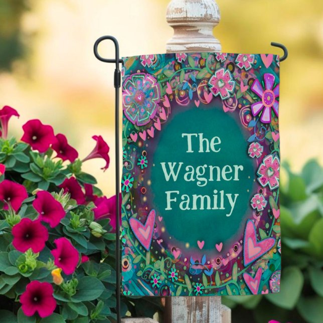 Pretty Floral Custom Inspirivity Garden Flag (Creator Uploaded)