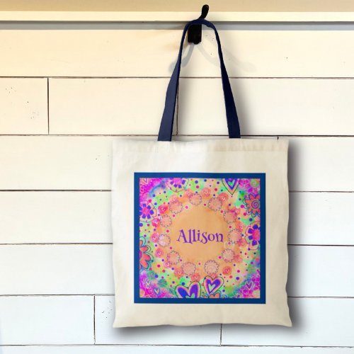 Pretty Floral Custom Inspirivity Tote Bag