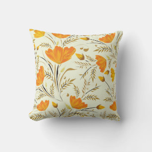 Pretty floral decorative eye-catching   throw pillow