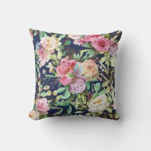 Pretty floral decorative eye-catching   throw pillow