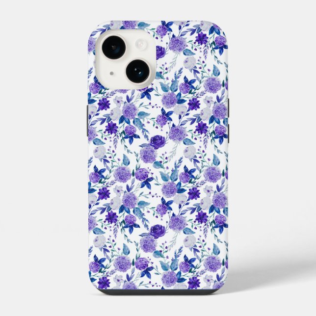 Pretty Floral Design  Iphone Case (Back)