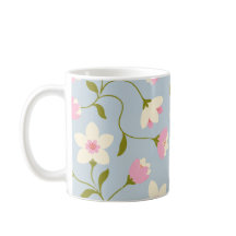 Pretty Floral Flower Cup