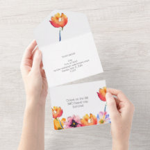 Pretty floral foldover