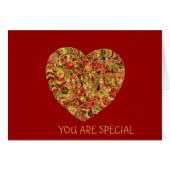 Pretty Floral Heart (Front Horizontal)